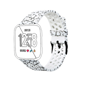 IVANHOE – bracelets à imprimé Floral pour <span class=keywords><strong>Fitbit</strong></span> <span class=keywords><strong>Versa</strong></span> & <span class=keywords><strong>Versa</strong></span> Lite, accessoires de rechange en Silicone souple pour Sport - Product Image 5