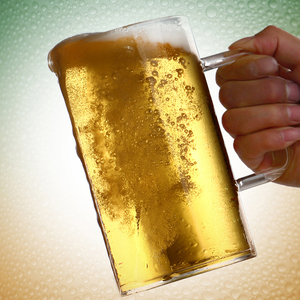 Offre Spéciale 450ml 500ml Chope à bière en verre avec logo personnalisé Tasse en verre à boire en gros pour la bière - Product Image 3