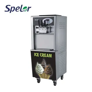 Qualità garantita 3 Sapore di Basso Consumo energetico Soft Ice Cream Softy Prezzo Della Macchina