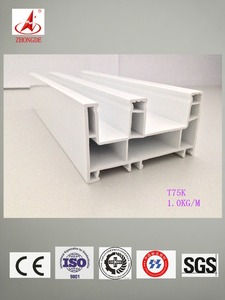 75Mm Độc Đáo Trung Quốc PVC Hồ Sơ Sử Dụng Cho Cửa Sổ Trượt PVC Cửa Sổ Hồ Sơ Cá Nhân - Product Image 2