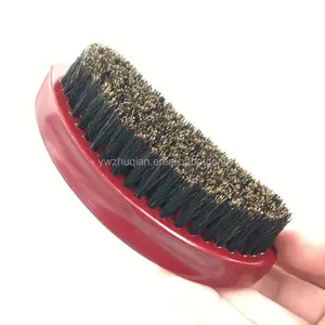 100 pur baor en bois à poils de brosse de barbe de cheveux