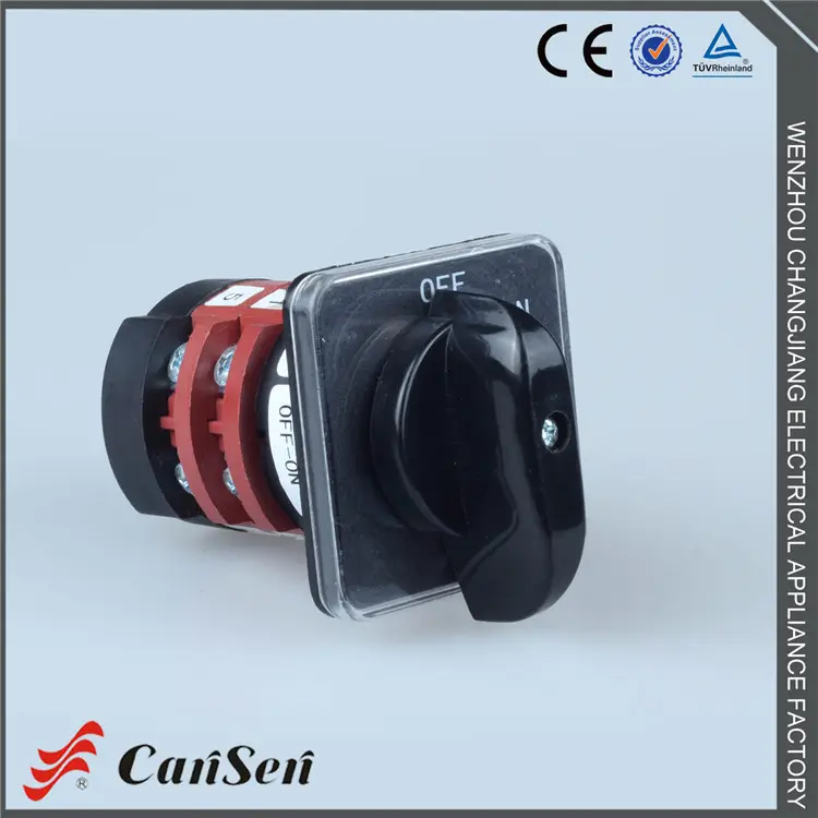 Cansen switch LW31B-16 off-on 4 polo interruptor de câmera rotativo, controle de comutação, mudança do motor, circuito principal e circuito auxiliar