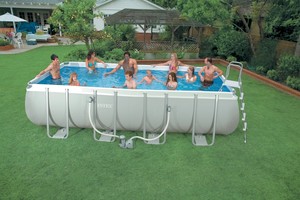 Bể Bơi Khung Kim Loại Nhựa Cầm Tay Hình Tròn Và Hình Chữ Nhật - Product Image 5