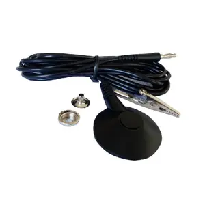 5-Star Claw Ground Cord Customized 3 meter straight PU PVC ESD ground cord with 1 Meg Ohm resistor Connected with Grounding Mat
