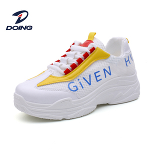 Nueva tendencia de tacón alto hermosa mujeres running zapatillas Zapatos 2018 - Product Image 1