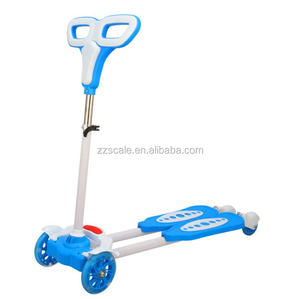 Los niños parpadeo juego 4 ruedas swing <span class=keywords><strong>scooter</strong></span> de rana de dibujos animados <span class=keywords><strong>scooter</strong></span> - Product Image 1