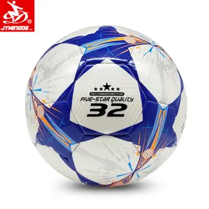 Máquina de logotipo personalizada, tamanho do logotipo 5 32 painéis costurados tamanho oficial e bola de futebol de peso