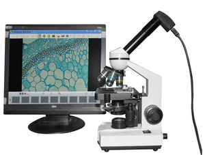 0.35MP USB dijital mikroskop mercek röle <span class=keywords><strong>lens</strong></span> ile donatılmış ve biyolojik mikroskop için gelecekteki Win Joe görüntüleme yazılımı