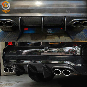 2008-2011 C Class W204 C300 C350 DTM Máy Khuếch Tán Cản Sau Bằng Sợi Carbon Lớn - Product Image 4