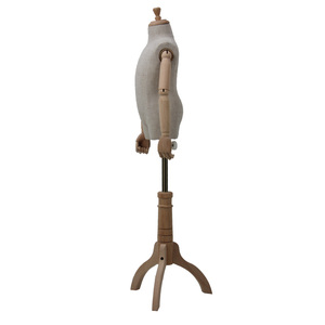 ชุดเดรสหลากสีสำหรับเด็ก,หุ่นโชว์แบบยืดหยุ่นมาพร้อมกับแขนทำจากไม้ - Product Image 4