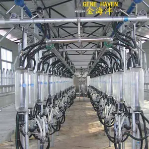 JHF-G1 Glass Milk Recorder Herringbone Goat Milking Machine Parlor