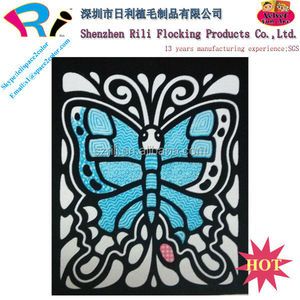 Niños trabajo hecho a mano artesanías de papel, Terciopelo carteles para colorear - Product Image 1