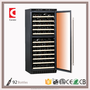 Candor 92 bouteilles compresseur de réfrigérateur <span class=keywords><strong>à</strong></span> <span class=keywords><strong>vin</strong></span> double zone <span class=keywords><strong>armoire</strong></span> <span class=keywords><strong>à</strong></span> <span class=keywords><strong>vin</strong></span> intégrée/refroidisseur JC-275B2EQ - Product Image 5