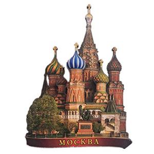 Туристический город, сувенир, 3d Деревянный магнит на холодильник