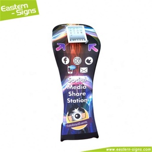 Nhà Cung Cấp Trung Quốc Nhôm Vải In Ấn Quảng Cáo Gấp Tablet Pc Đứng <span class=keywords><strong>Kiosk</strong></span> - Product Image 4