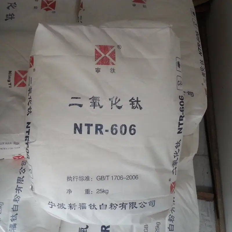 Sıcak Boya Plastik kimyasallar rutil titanyum dioksit NTR 606 TiO2/Titanyum Dioksit Fiyat
