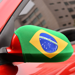 2018 Rusia <span class=keywords><strong>Copa</strong></span> del Mundo personalizado por mayor 26*<span class=keywords><strong>28</strong></span> cm impresión fibra de poliéster cubierta del espejo retrovisor - Product Image 2