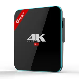 热销 Q Plus 2 GB 16 GB Amlogic S912 Android 7.1 固件更新 android 智能电视盒 Q Plus