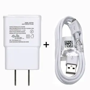 Toptan abd Plug 5V 2A duvar şarj + mikro USB veri senkronizasyon kablosu Samsung Galaxy S4 i9500 S6 i9600 not 2/3