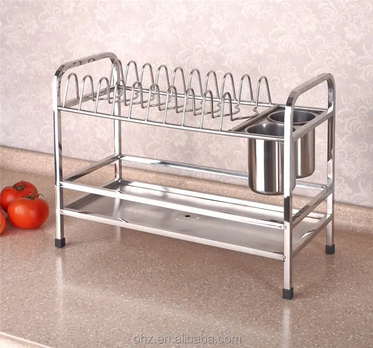 Modular kitchen shelf kitchen accessories set stainless steel kitchen dish drying rack