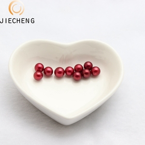 Đồ Trang Sức Giáng Sinh AAA 6-7Mm Hạt Oyster Bao Bì Nước Muối Akoya Oyster Với Vòng Ngọc Trai Nuôi Cấy Tự Nhiên Màu Đỏ - Product Image 5