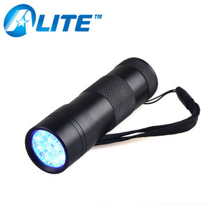 390nm-395nm UV Ultra Violet 12 UV LED Linterna Antorcha <span class=keywords><strong>de</strong></span> Luz Detector <span class=keywords><strong>de</strong></span> Orina Al Aire Libre - Product Image 1