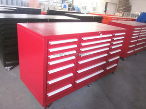 Pas cher 33 tiroirs personnalisé garage utilisé en métal en plein air sûr atelier <span class=keywords><strong>armoire</strong></span> à outils - Product Image 3