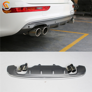 Lame de diffuseur arrière avec embout d'échappement, accessoire pour voiture SQ5, modèle 2009 — 2016 <span class=keywords><strong>Au</strong></span> di <span class=keywords><strong>Q5</strong></span> - Product Image 1