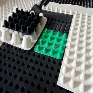 HDPE Plastic Drainage cell drain cell drainage board for roof garden or roof drainage system