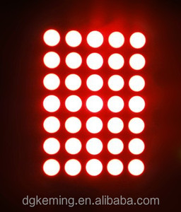 7057 Dot ma trận hiển thị màu đỏ 7x5 LED ma trận 1.9 mét 20x20 - Product Image 2