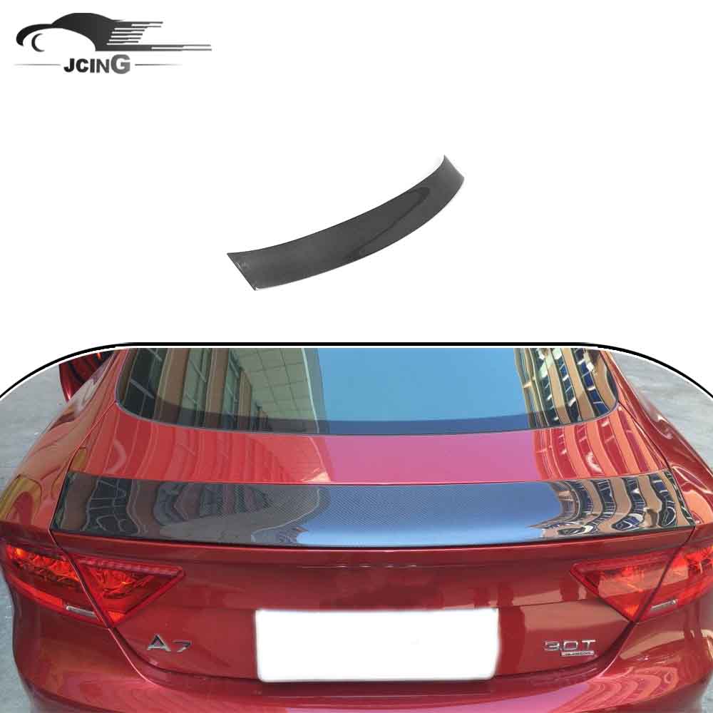 Задний спойлер из углеродного волокна A7 для Audi A7 S7 Sline RS7 2011 - 2014