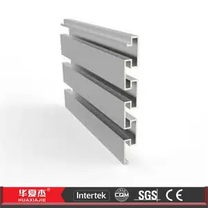 Panel slatwall plástico/plástico slatwall accesorios/almacenamiento Sistema de pared