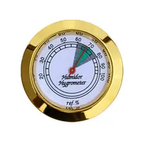 Hygrometer for Cigar Mini Wine Cabinet Cigars Humidor Hygrometer 28mm