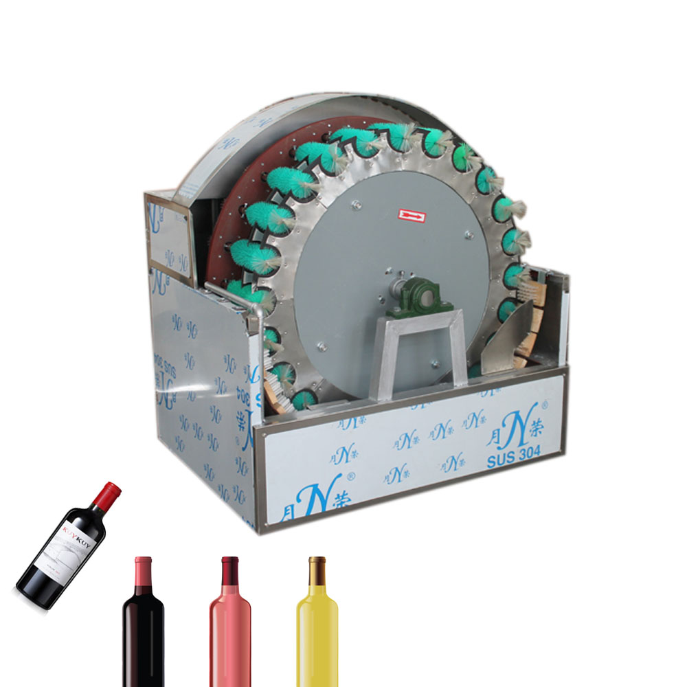 Полуавтоматическая стиральная машина для бутылок и машина для чистки стеклянных бутылок