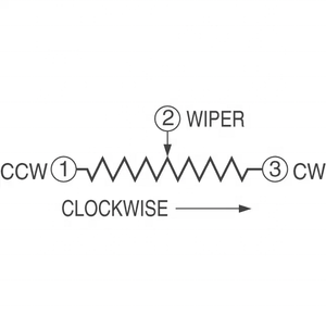 Résistances variables 3006P-1-203 TRIMMER 20KOHM 0.75W PC PIN CÔTÉ stock avec 365 jours de garantie - Product Image 4