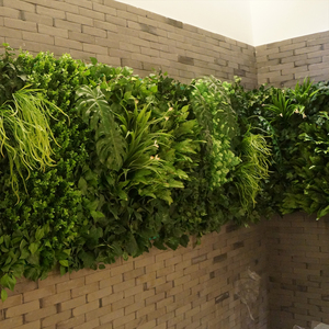 Trang trí đám cưới ngoài trời với màu xanh lá cây nhân tạo hộp gỗ Hàng rào nhựa màu xanh lá cây hàng rào tường dọc hệ thống vườn - Product Image 3