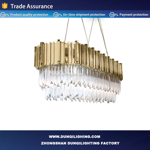 2017 moda caliente Venta de lujo claro Murano lámpara de cristal - Product Image 1