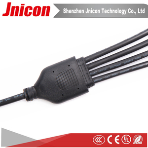 IP67 Chống Thấm Nước 3 Pin LED Strip Không Thấm Nước Dây Kết Nối Y Cable DIY Power Connector - Product Image 5