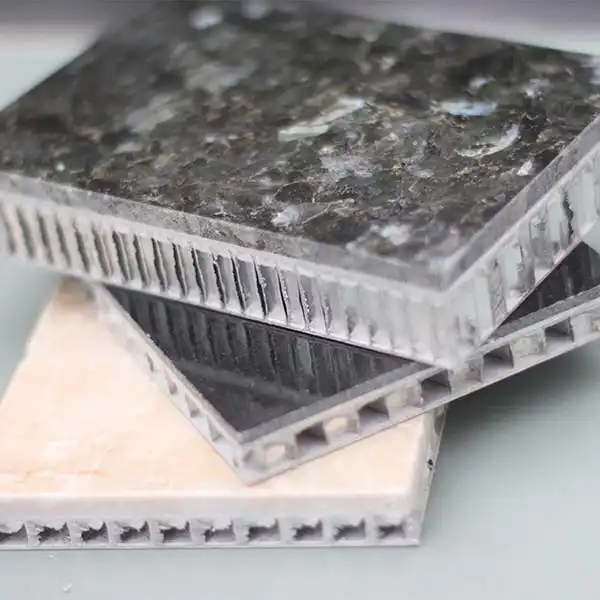 Sound insulation 25mm marble aluminum honeycomb core sandwich panel