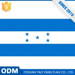 Producto Más Vendido de China Diseñar Su Propia Bandera Azul Blanco 5 Estrellas