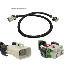Câble de relocalisation de bobine pour voiture GM LSX LS1 24 pouces LS2 LS3 LS6 4 harnais de fil automobile