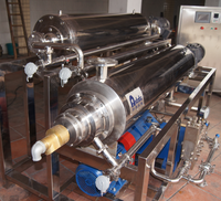 Pasteurisateur horizontal SSHE pour beurre de cacahuète, usine de beurre