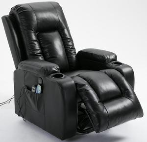 Sillón <span class=keywords><strong>reclinable</strong></span> eléctrico <span class=keywords><strong>de</strong></span> cuero para ancianos, silla <span class=keywords><strong>reclinable</strong></span> con carga USB para teléfono, masaje <span class=keywords><strong>de</strong></span> 8 puntos y elevador <span class=keywords><strong>de</strong></span> calor - Product Image 3