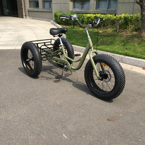Gros Tricycle Adulte 20 "* 4.0" <span class=keywords><strong>Cargo</strong></span> <span class=keywords><strong>Vélo</strong></span> Roues De <span class=keywords><strong>Vélo</strong></span> Pas Cher <span class=keywords><strong>Vélo</strong></span> De Plage - Product Image 3