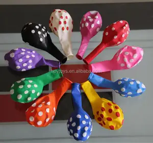 China factory latex balloon colorful ball popular Christmas Festival Big Polka Dot Lucky Balloon for party decor