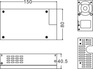 เครื่องจ่ายพลังงานแบบยืดหยุ่น ATX 500W ODM 80 plus Gold พร้อมความถี่เอาต์พุตหลายช่อง PFC 60Hz 5V 12V - Product Image 3