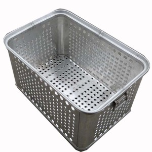 Bandeja <span class=keywords><strong>de</strong></span> Aluminio Perforada 2025 para Almacenamiento <span class=keywords><strong>de</strong></span> Mariscos, Proceso Blister, con Canasta y Caja <span class=keywords><strong>de</strong></span> Aluminio - Product Image 3
