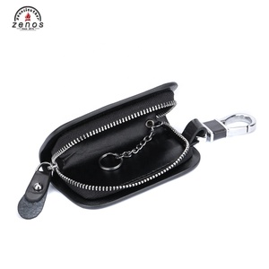 Zenos <span class=keywords><strong>RFID</strong></span> 가죽 키 홀더 지퍼 자동차 원격 키 케이스 - Product Image 2