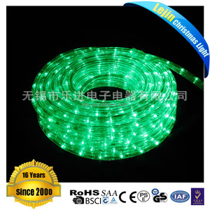 2016 nouveau produit de noël étanche IP65 ronde 3 fil multicolore extérieure led rope light - Product Image 1