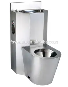 In acciaio inox combinazione 304# carcere wc p- Trap s- trappola in acciaio inox carcere carcere wc in Left sid